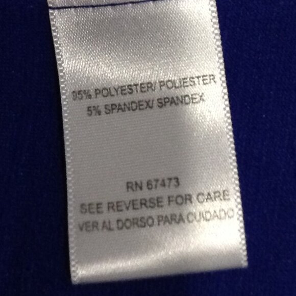 Danny & Nicole A-lined size 4, Royal Blue, Wedding, Cocktail Party, Avant Garde - Picture 4 of 4